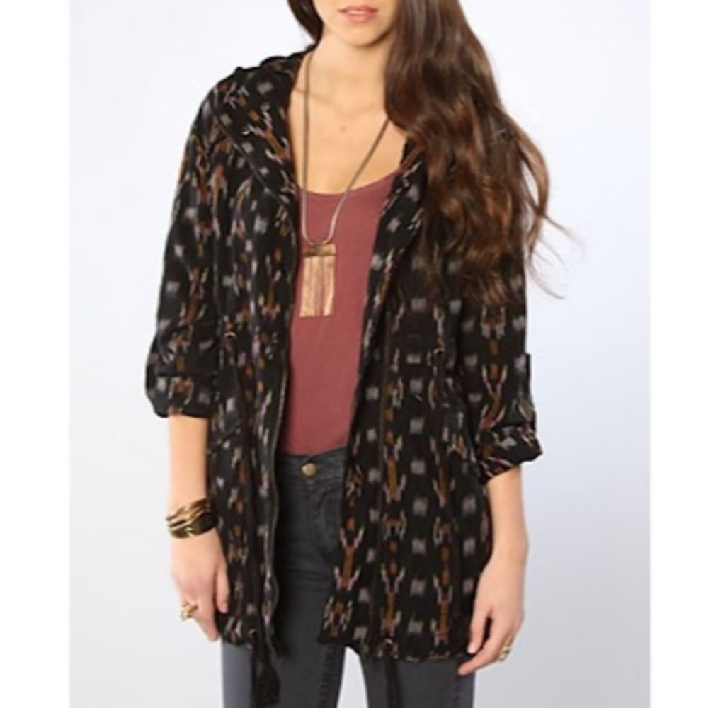 EUC flaw Free People The Ikat Parka Size L